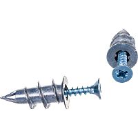 Дюбель для гипсокартона driva металл M15x29 с саморезом Tech-KREP (4 шт)  картинка